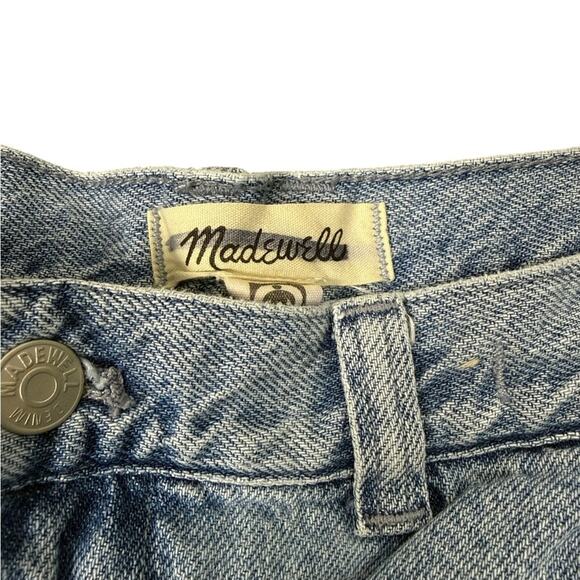 Madewell Low-Slung Straight Cargo Jeans in Coleman Wash Women's Size 27 - Picture 2 of 5